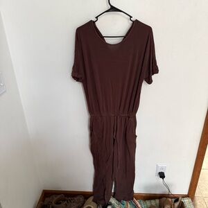 Cherish Brown Jumpsuit